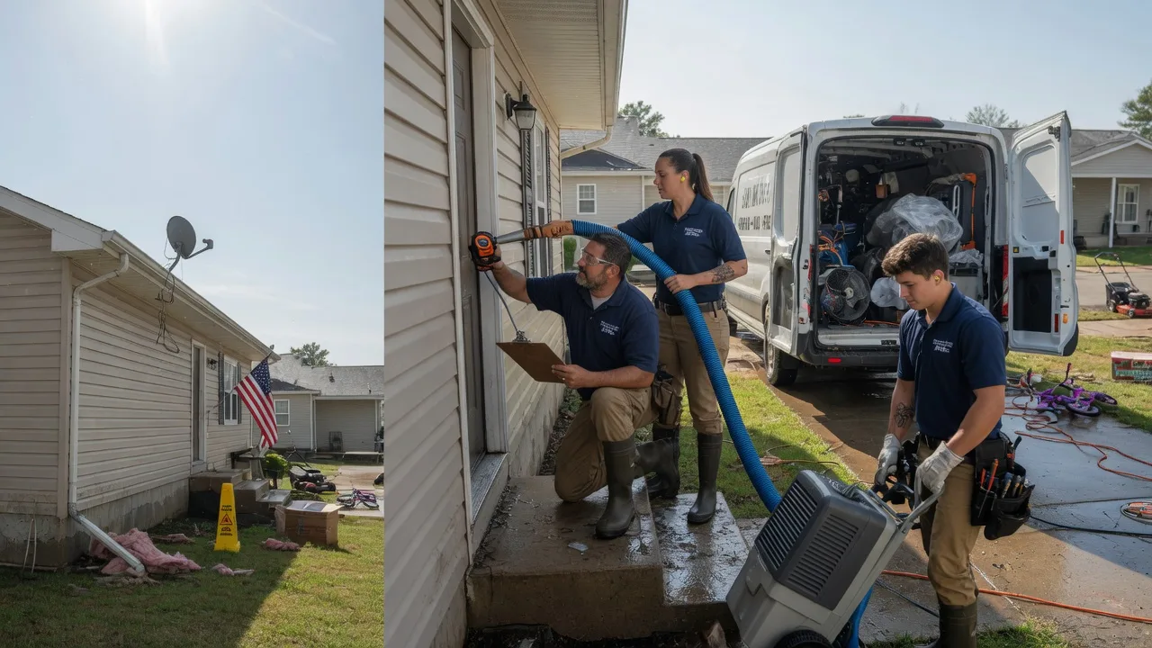 Ceiling Water Damage Restoration in Powhatan, VA near me